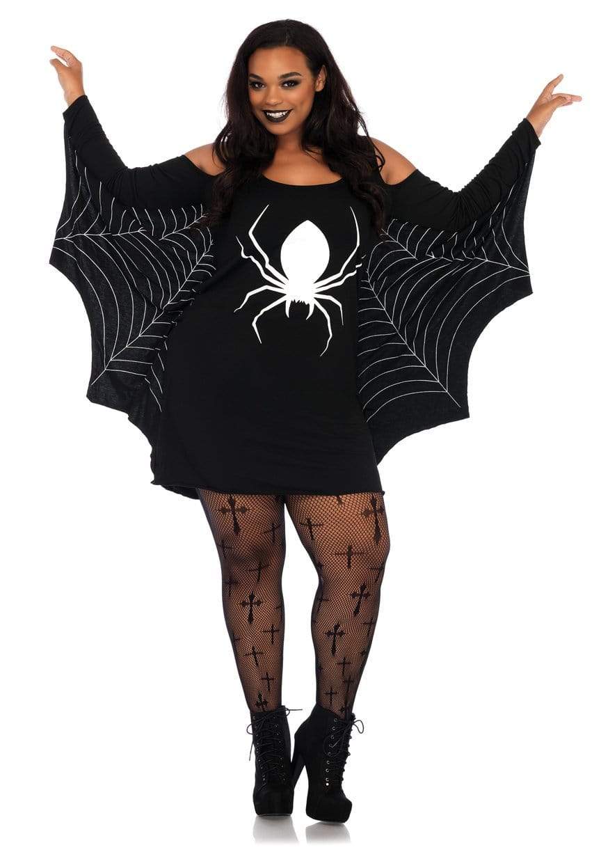 Cozy Spiderweb Dress with Spider Web Wing Sleeves