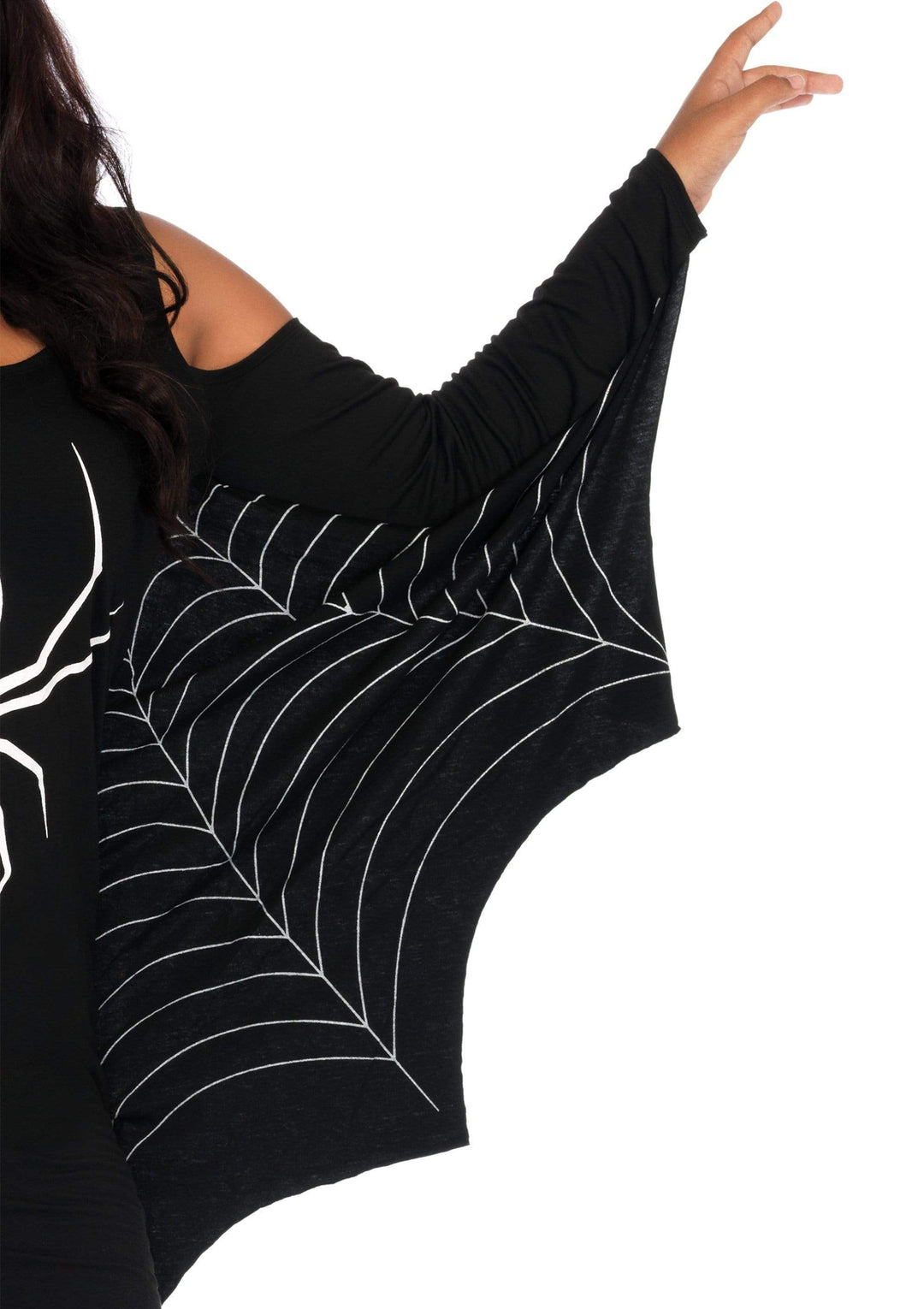 Cozy Spiderweb Dress with Spider Web Wing Sleeves