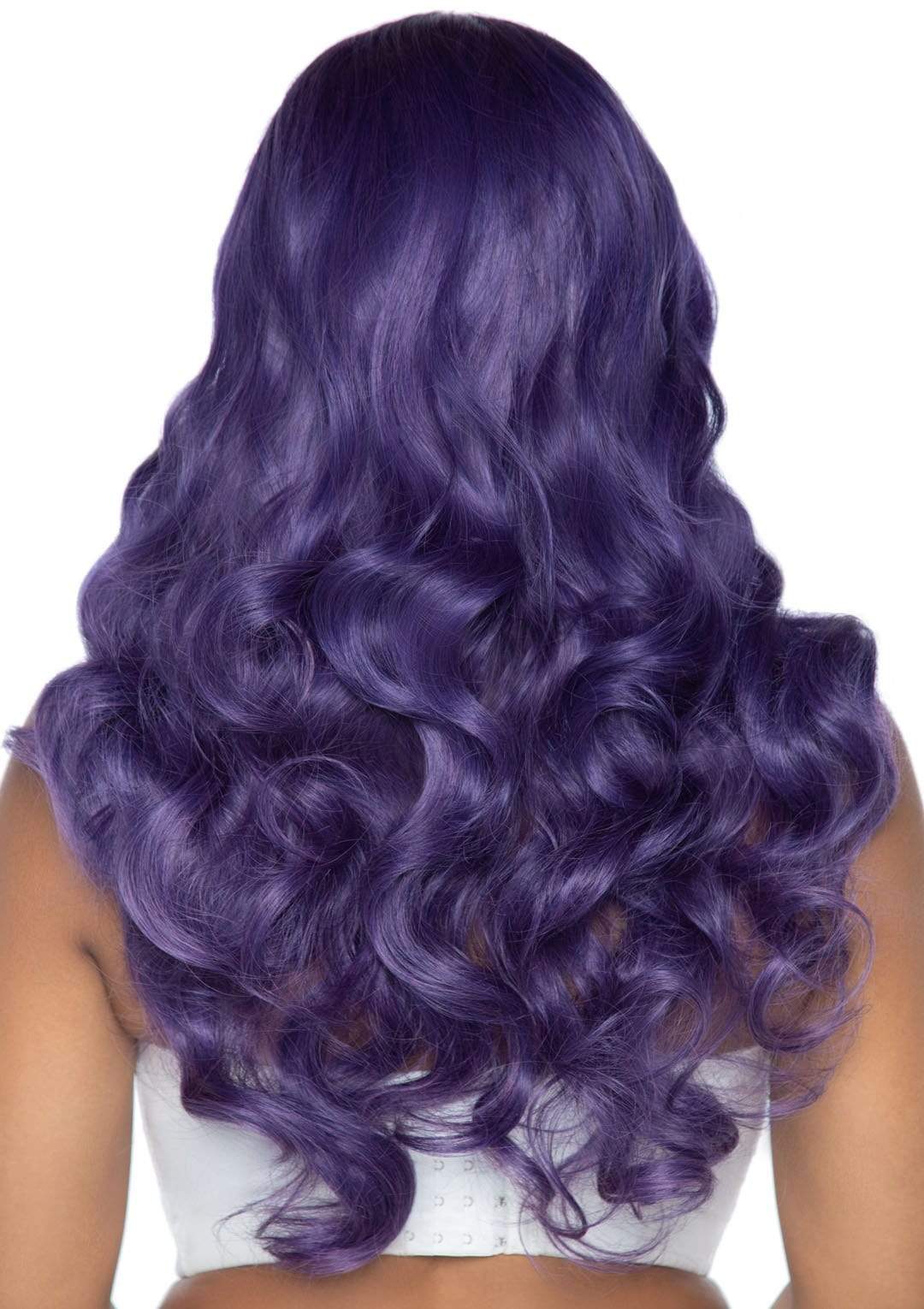 29" Purple Mermaid Wavy Long Wig