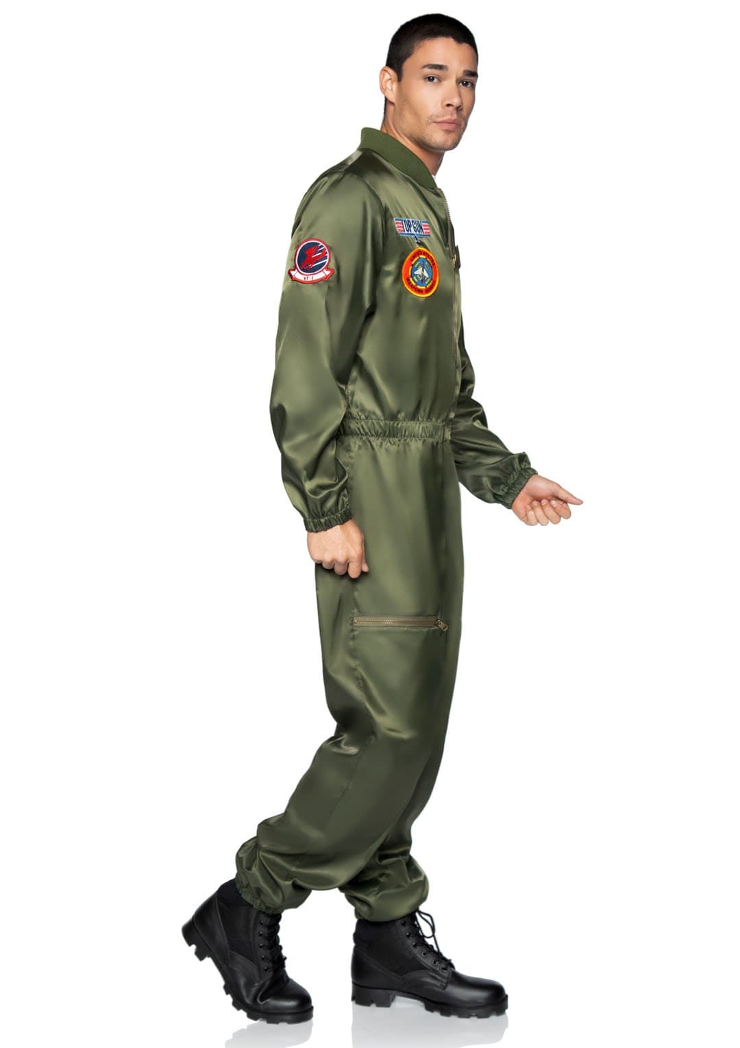 Top Gun Parachute Flight Suit with Maverick and Goose Name Badges