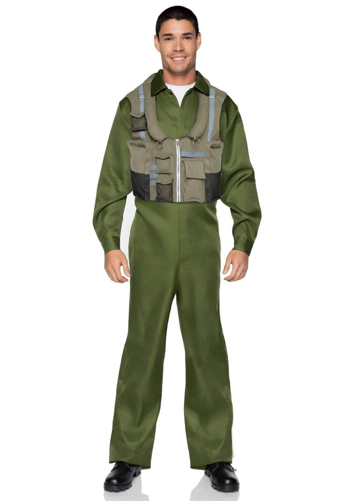 Top Gun Maverick Flight Vest with Back Logo Men's Costume