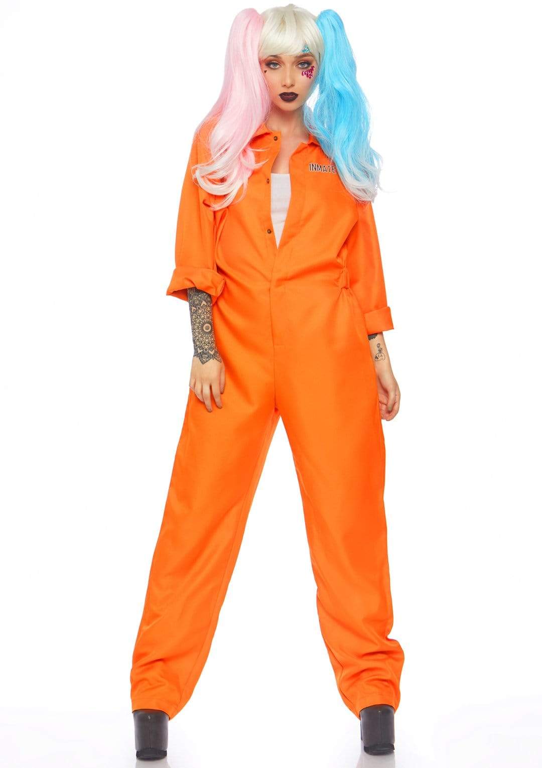 Orange Prison Jumpsuit with State Penitentiary on Back