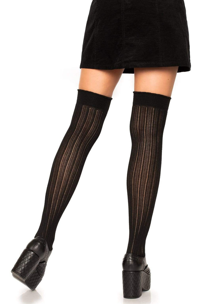 Rib Knit Over the Knee Socks