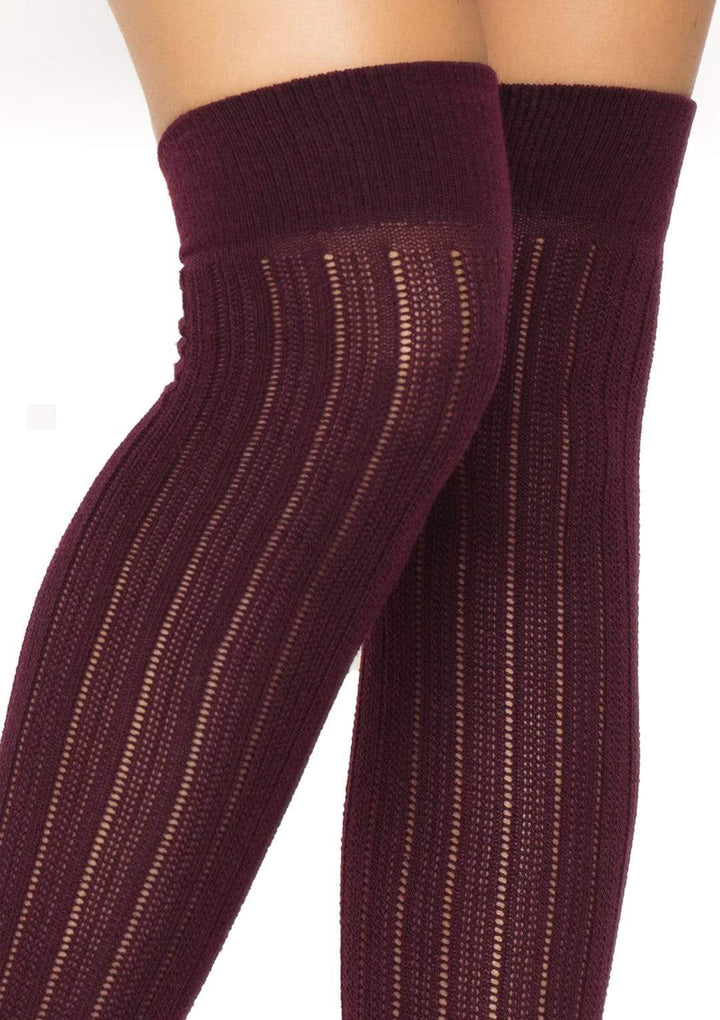 Rib Knit Over the Knee Socks