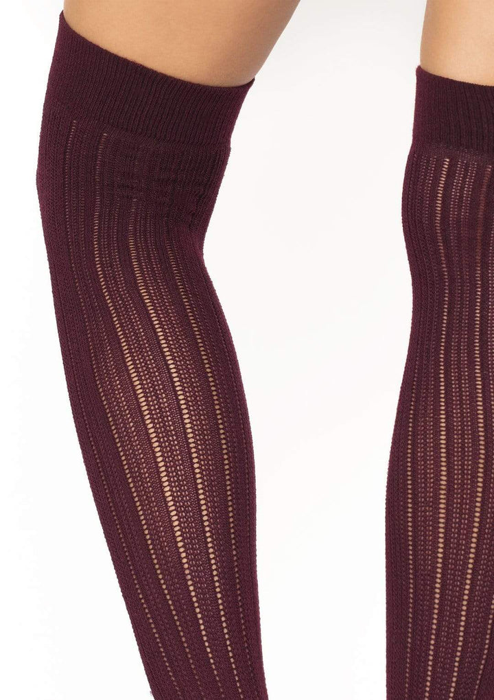 Rib Knit Over the Knee Socks