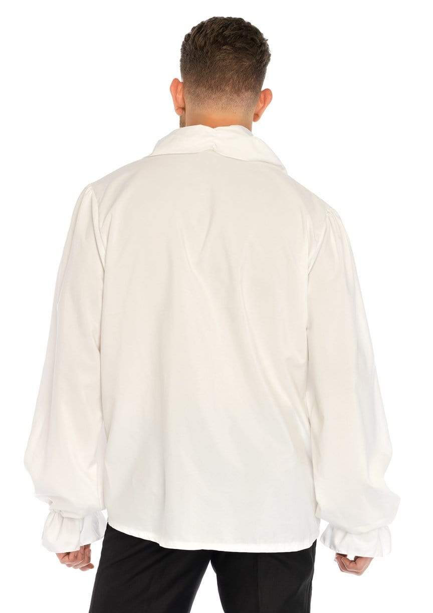 Colonial Ruffle Button Front Men's Shirt