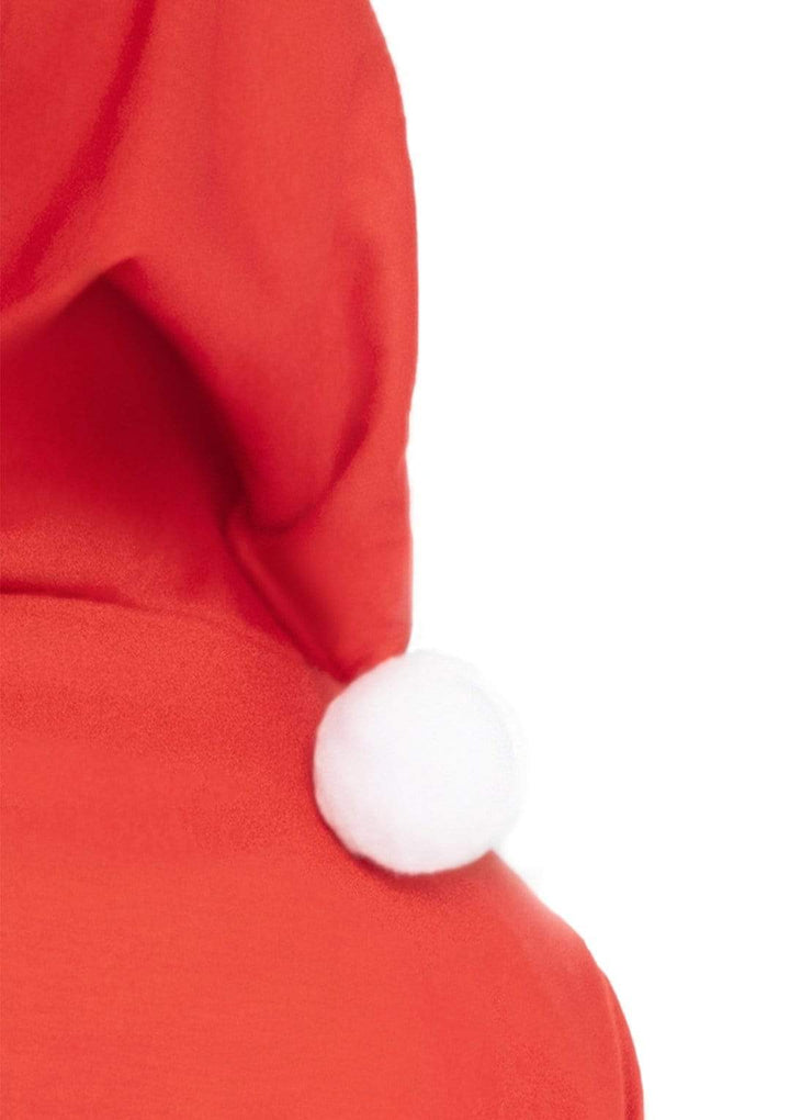 Santa Hooded Long Sleeve Mini T-Shirt Dress