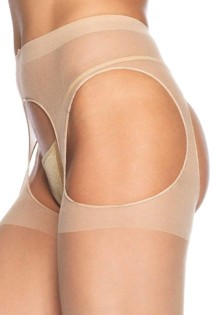 Sheer Low Rise Suspender Pantyhose