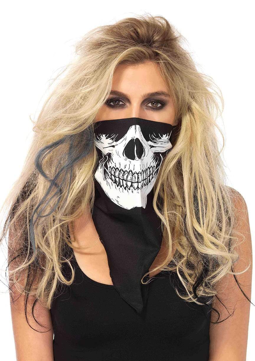 Skull Bandana Face Mask