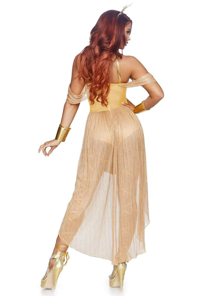 Sun Goddess Keyhole Romper with Shimmer Skirt and Headband