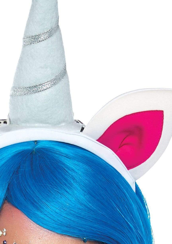 Magical Union Headband with Rainbow Wig Mane