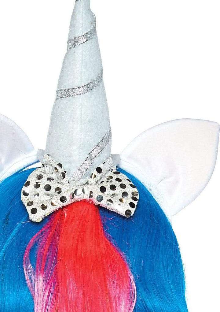 Magical Union Headband with Rainbow Wig Mane