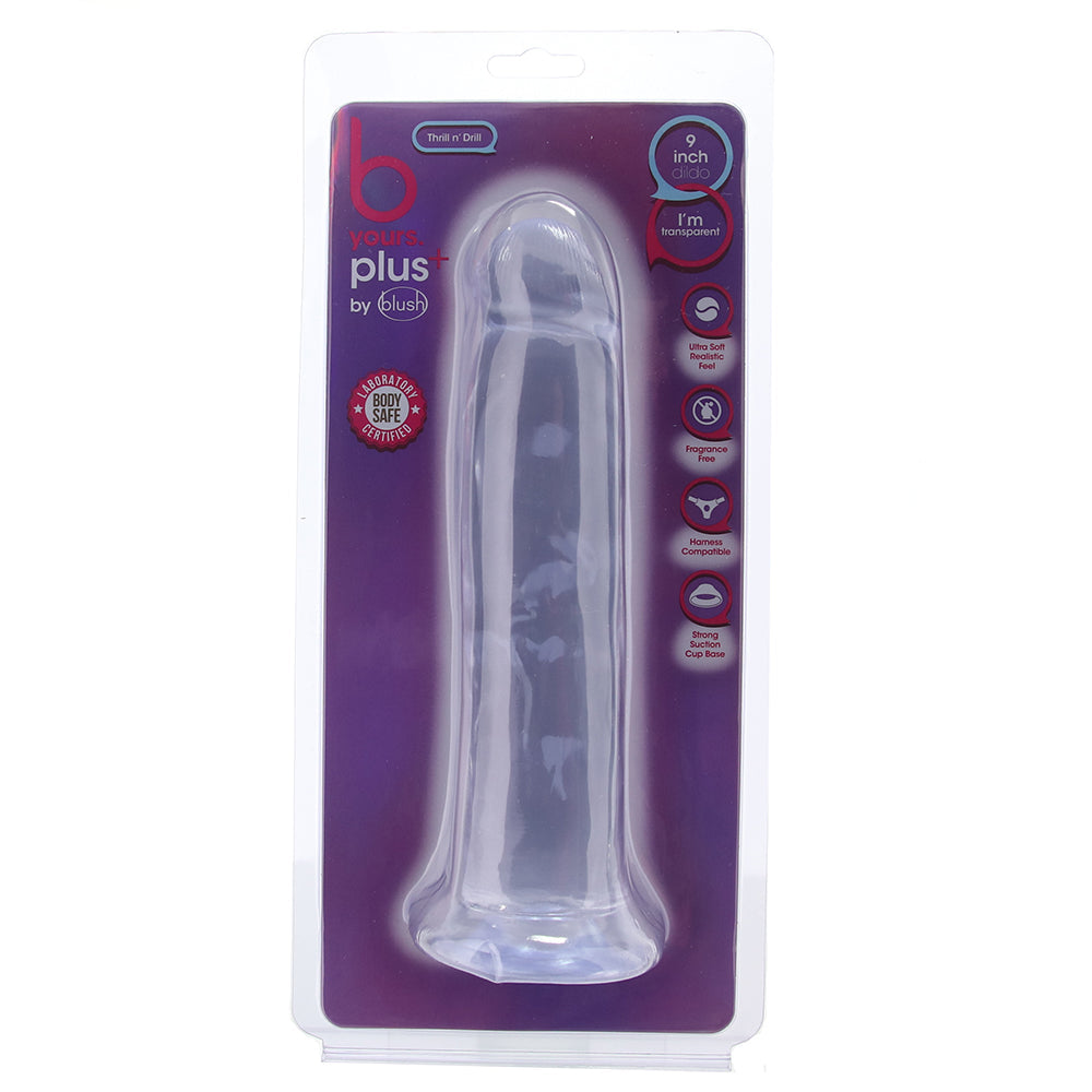 B Yours Plus Thrill n' Drill 9 Inch Dildo