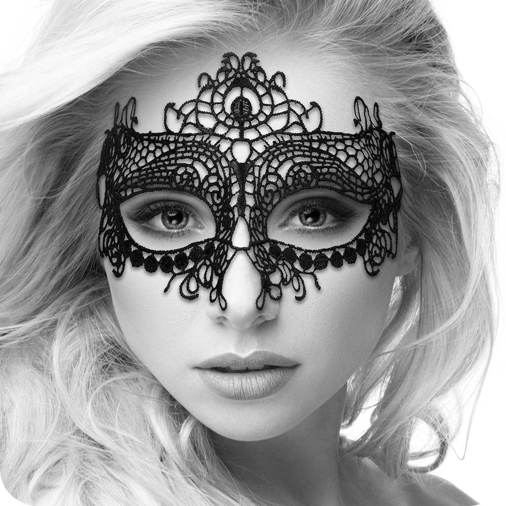 Black & White Queen Lace Eye Mask