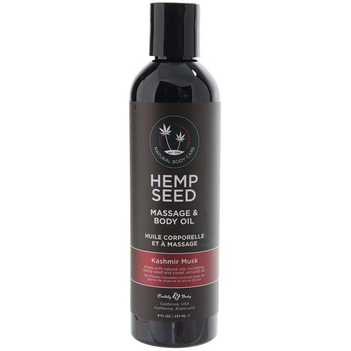Hemp Seed Massage & Body Oil 8oz/237ml