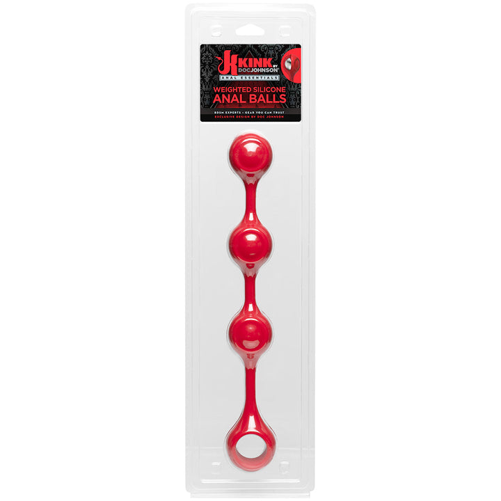 Kink Weighted Silicone Anal Balls