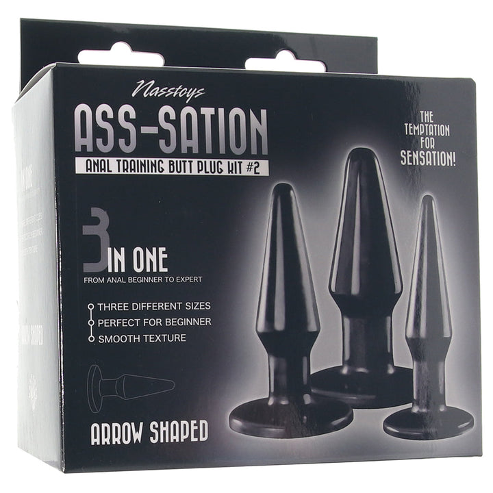Ass-Sation Anal Training Butt Plug Kit #2