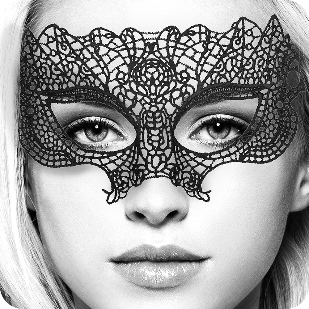 Black & White Princess Lace Eye Mask