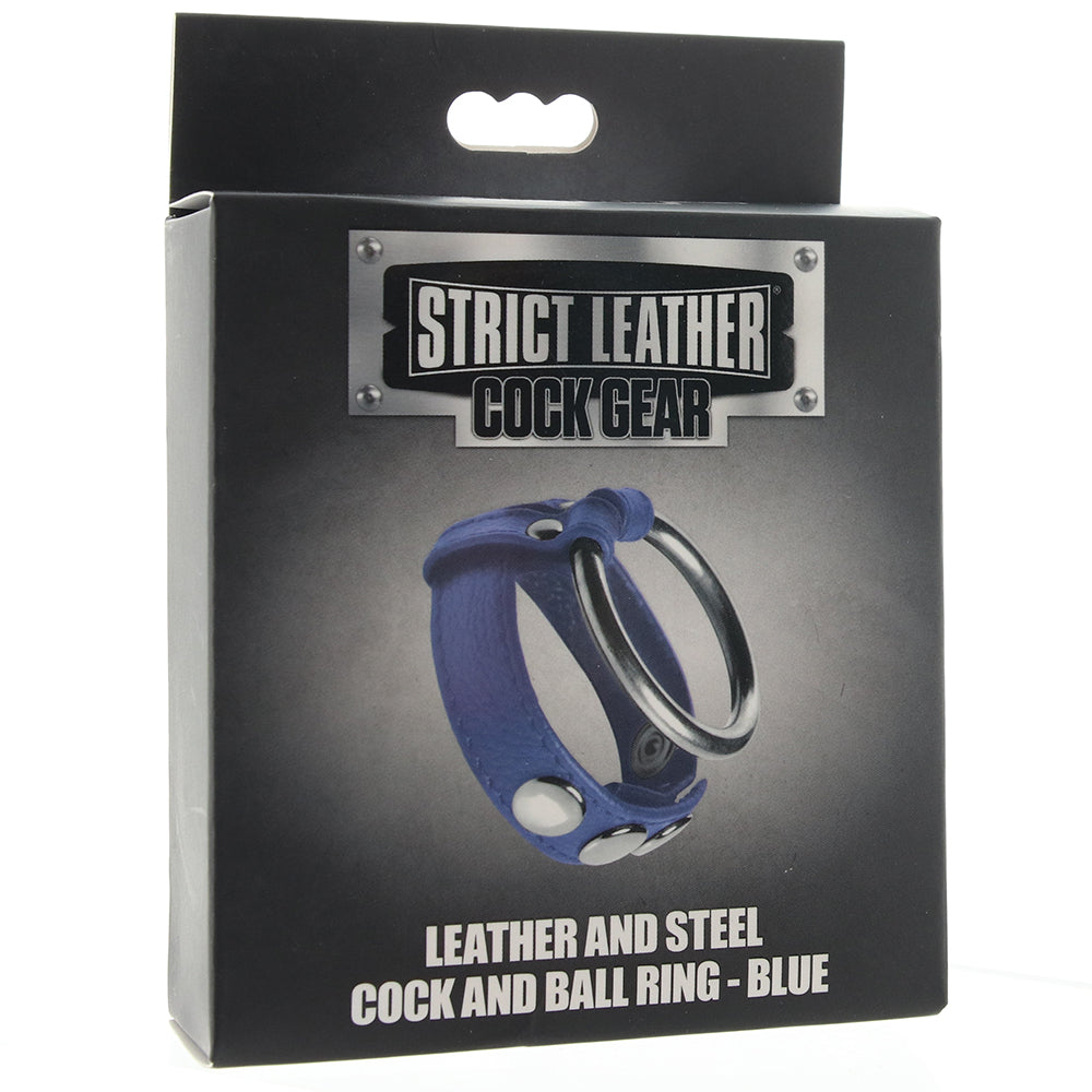 Strict Leather and Steel Cock & Ball Ring