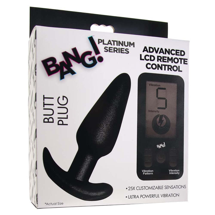 Bang! Remote Vibrating Butt Plug