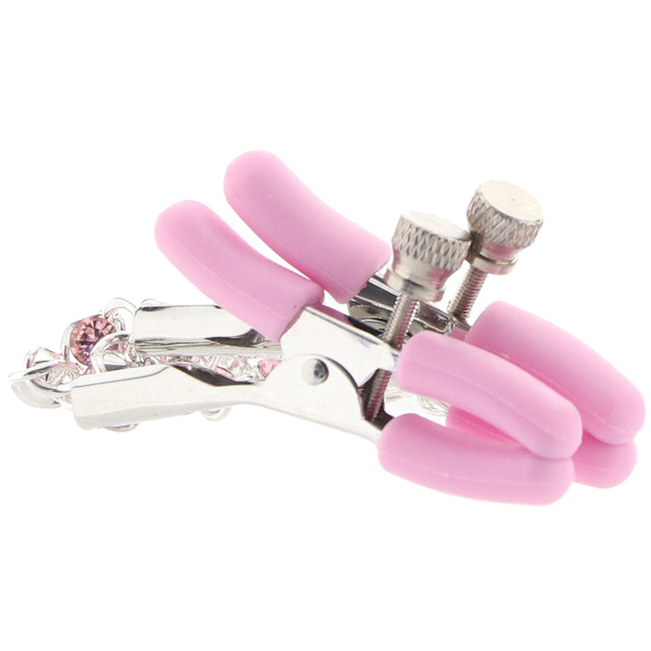 First Time Crystal Nipple Teaser Clamps