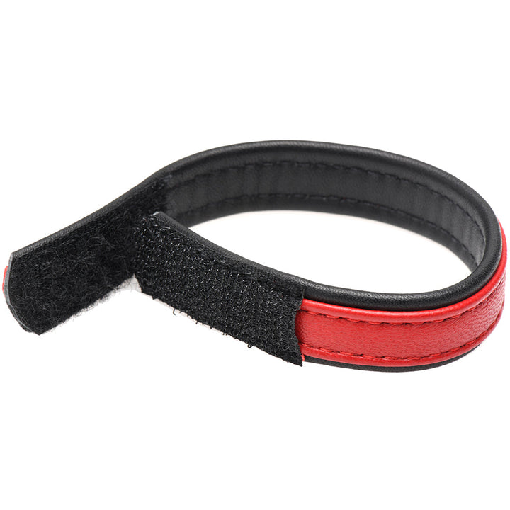 Strict Cock Gear Leather Velcro Cock Ring