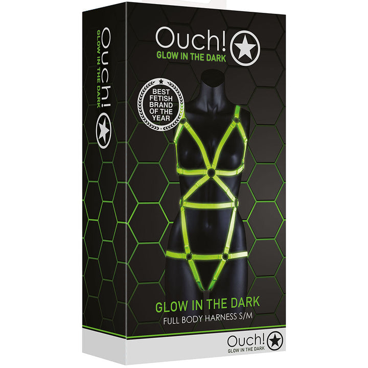 Ouch! Glow In The Dark Full Body Harness