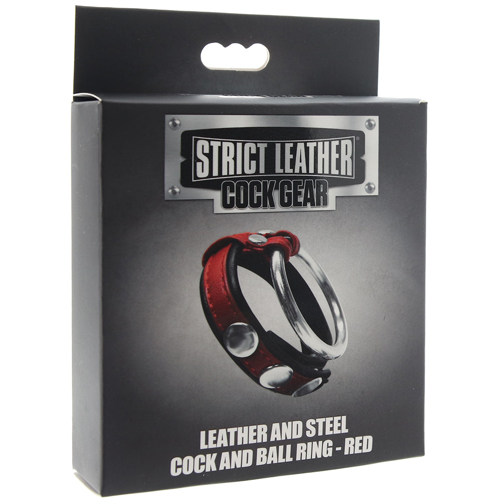 Strict Leather and Steel Cock & Ball Ring