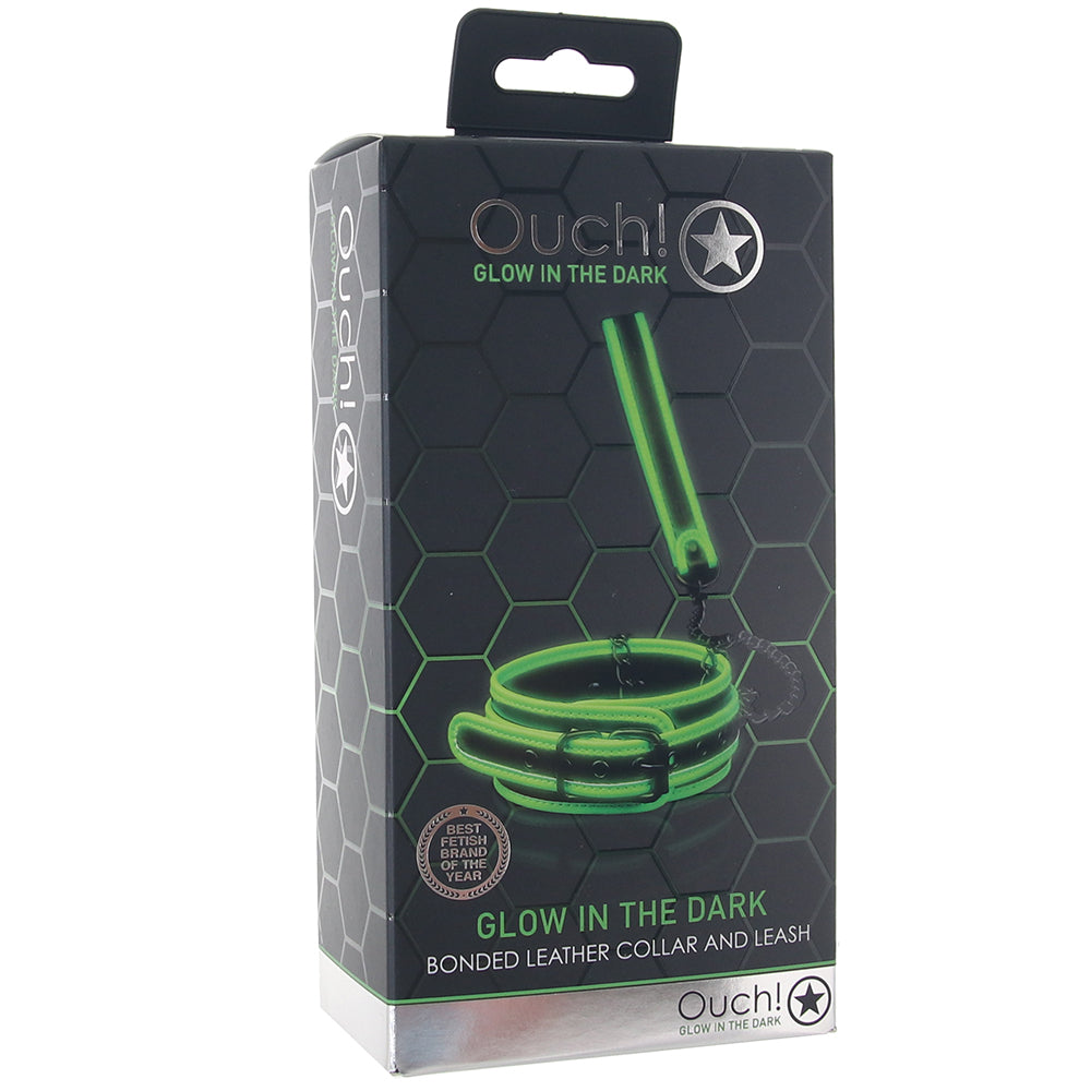 Ouch! Glow In The Dark Collar and Leash