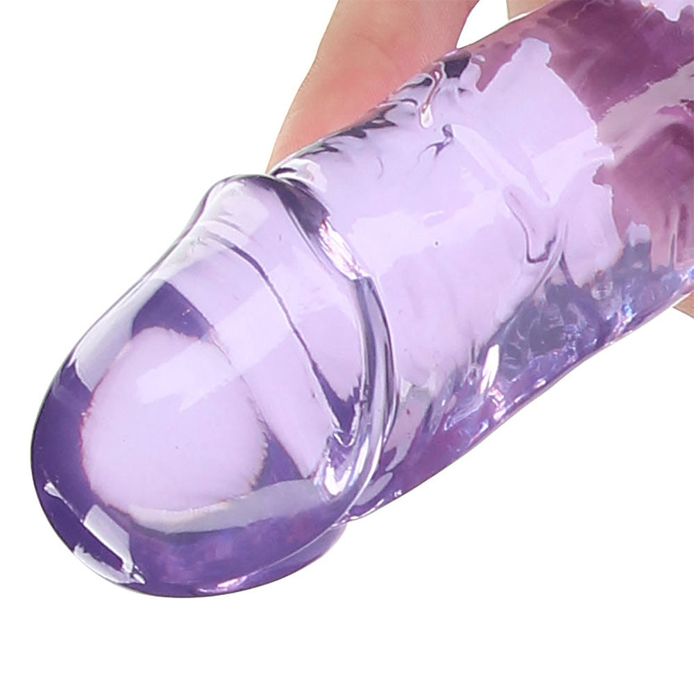 RealRock Crystal Clear Jelly 18 Inch Double Dildo