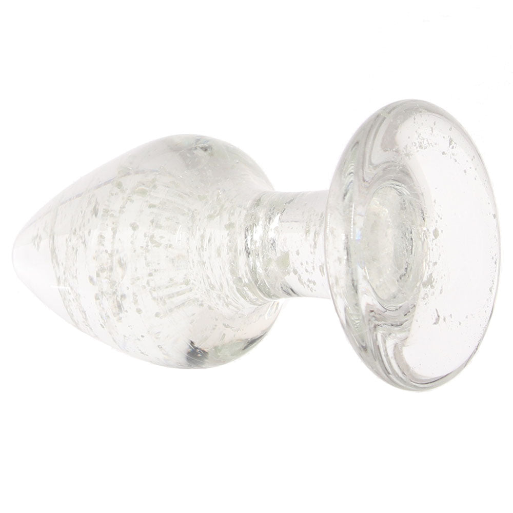 Ouch! Glow In The Dark Glass Butt Plug