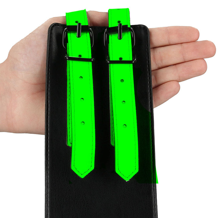 Ouch! Glow Bondage Belt with Thigh and Wrist Cuffs
