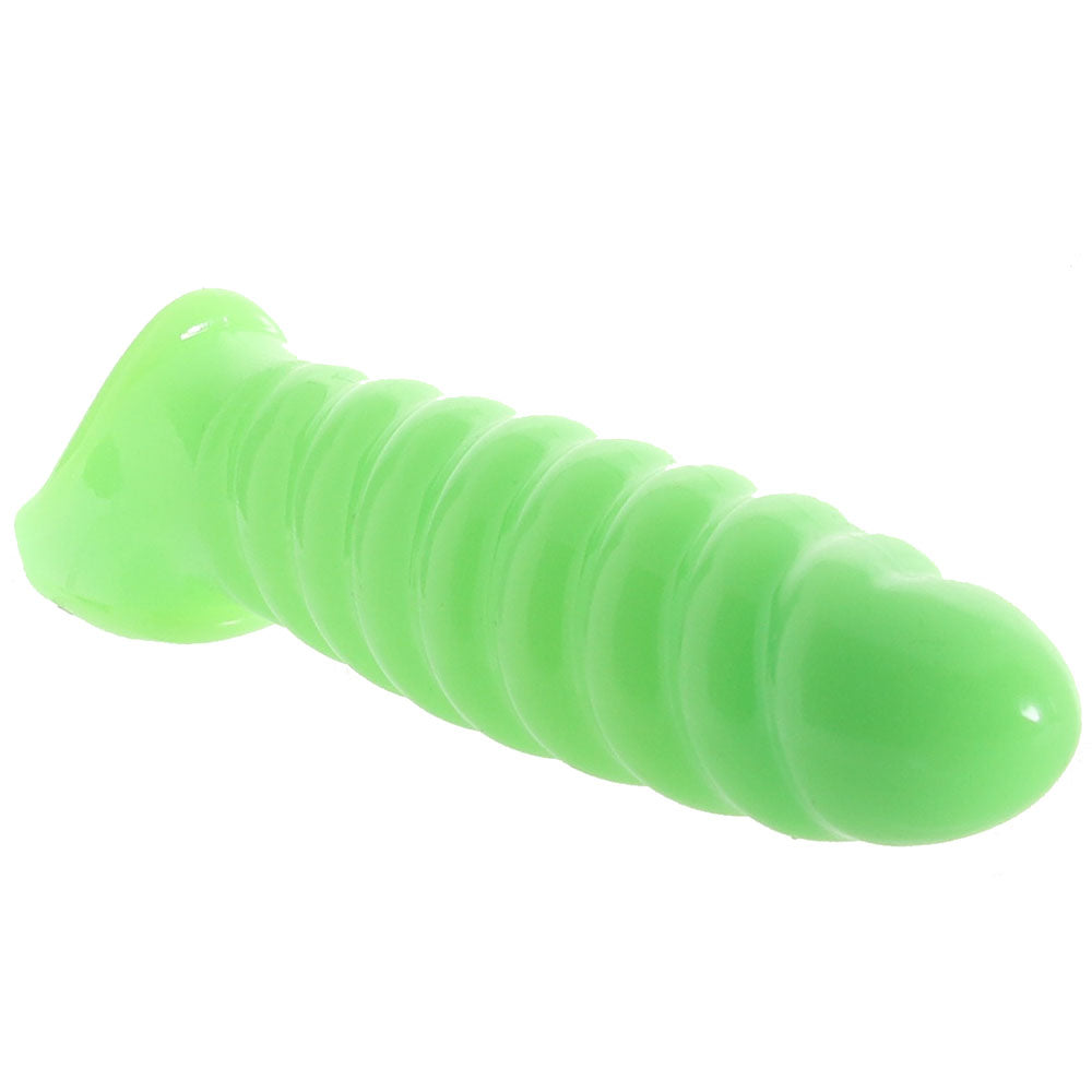 Ouch! Glow In The Dark Thin Swirl Penis Sleeve