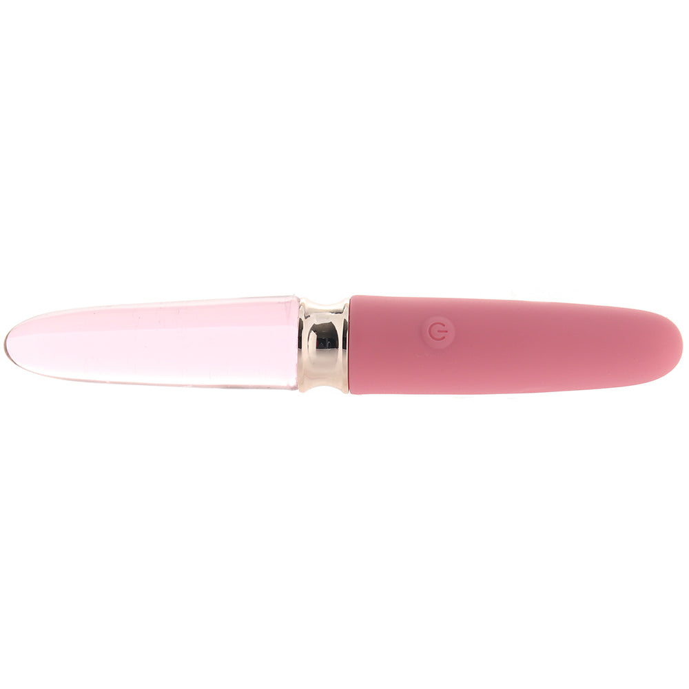 Prisms Rosé Dual Ended Silicone and Glass Vibe