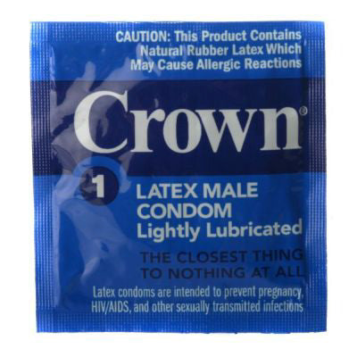 Crown Condoms 500 pack - PS101-500 - UPC-101500500509