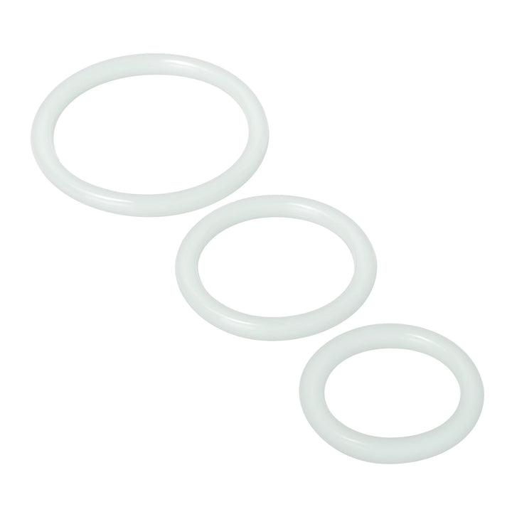 Trinity Silicone Cock Rings Clear - SP130-Clr - UPC-811847013586