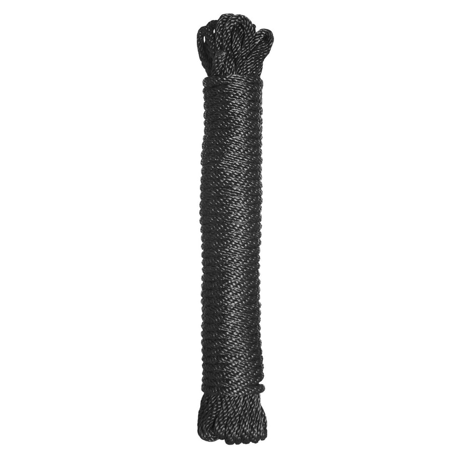 Premium Black Nylon Bondage Rope- 50 Feet - ST005-50 - UPC-848518004307