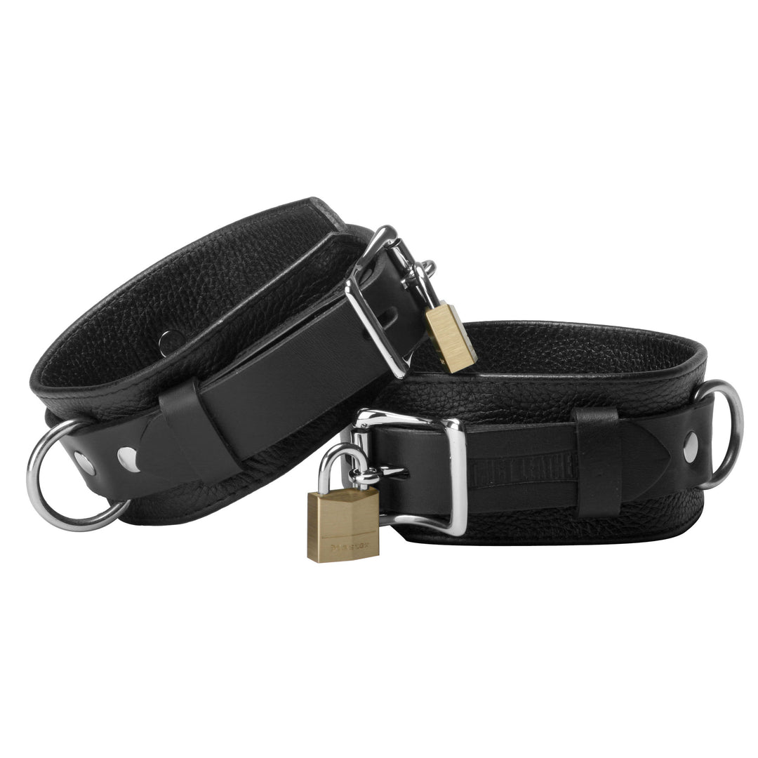 Strict Leather Deluxe Locking Wrist Cuffs - SV510-WRIST - UPC-848518002013