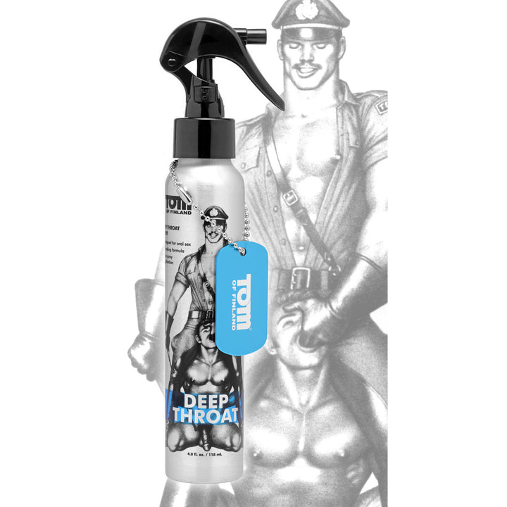 Tom of Finland Deep Throat Spray- 4 oz - TF4782 - UPC-848518017826