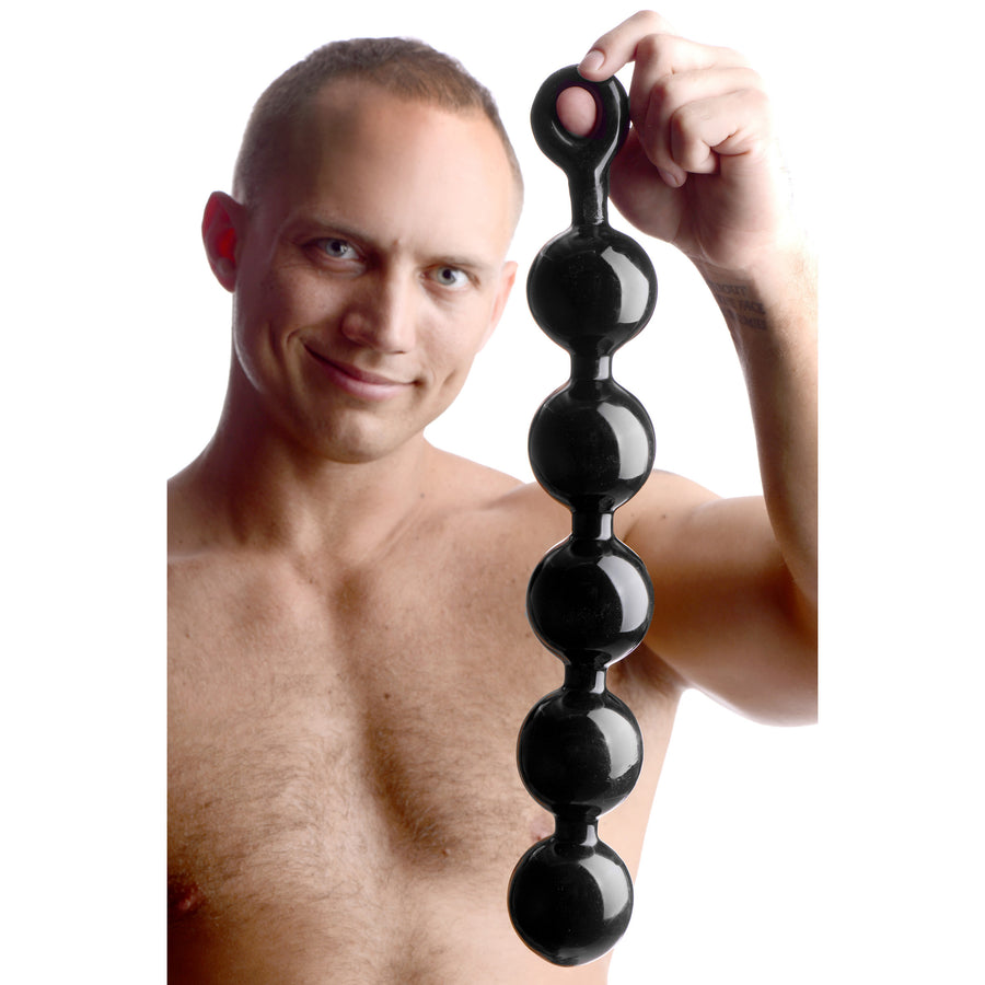 Black Baller Anal Beads - TS132 - UPC-811847014989