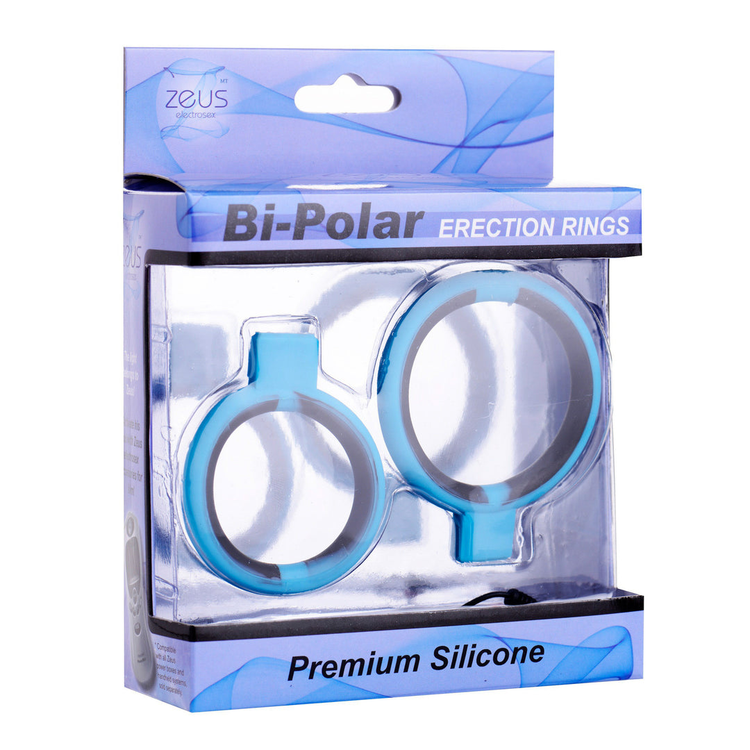 Zeus Bi-Polar Silicone Cock Ring Set